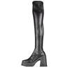 Altercore - Bianca Platform overknee Boots - Black Product image